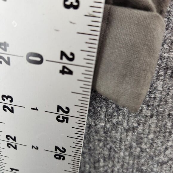 THEORY Gray Cuffed Hem Mid Rise Wool Cropped Career Slacks Dress Pants SIZE 0 - Picture 10 of 16